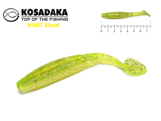 Силікон Kosadaka Hart Shad 75мм CS